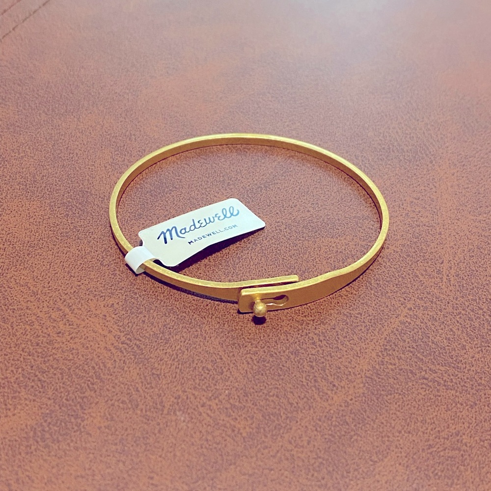 New! Madewell Gold Tone bangle!
